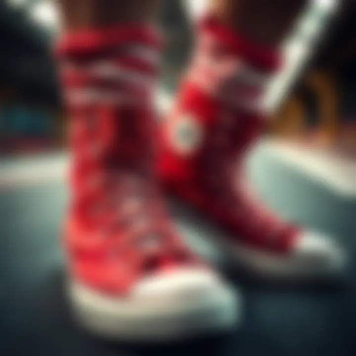 Magnificent Exploring Red and White High Top Converse: A Contemporary Icon