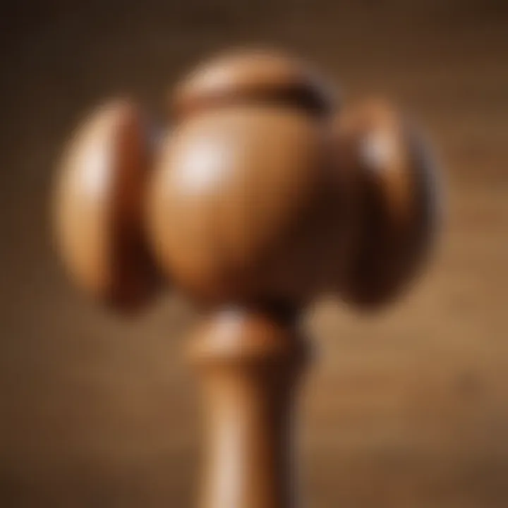 Close-up view of kendama materials, highlighting wood grain and finish.