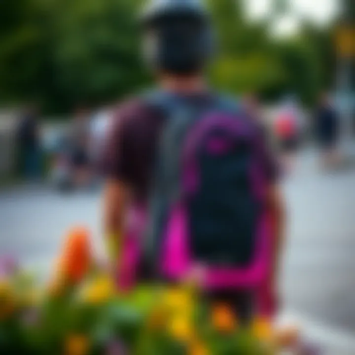Appealing to a Multifaceted Demographic Diverse users sporting the Nike backpack