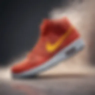 Close-up of Nike Zoom Air Fire Photon Dust technology