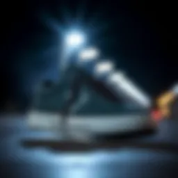 Stylish silhouette of the Converse Run Star showcasing its unique design.