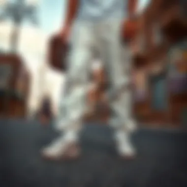 Styling Options with Dickies Cargo Pants Stylish pairing of Dickies cargo pants with skate shoes