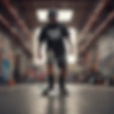 Ethika Apparel in Skate Culture Ethika apparel showcased in vibrant skateboarding environment