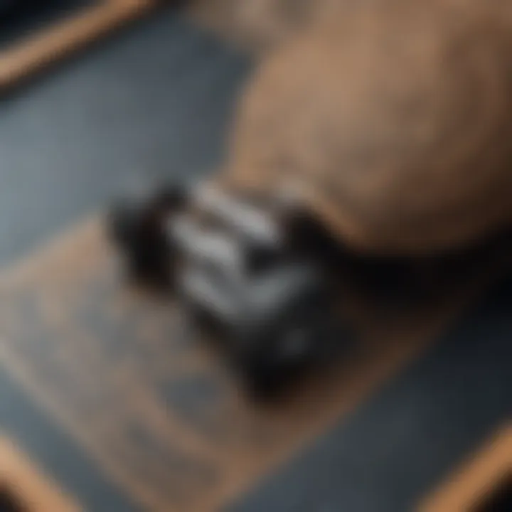 Close-up of intricate graphic designs on a skateboarder's tee