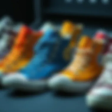 Variety of color options for Chuck Taylor sneakers