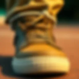 Close-up of the Lucas Puig shoe showcasing intricate design details