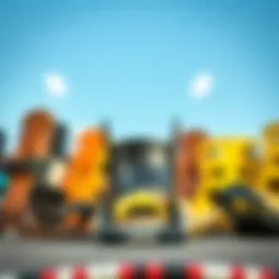 Dynamic display of skateboard bindings showcasing various styles and designs