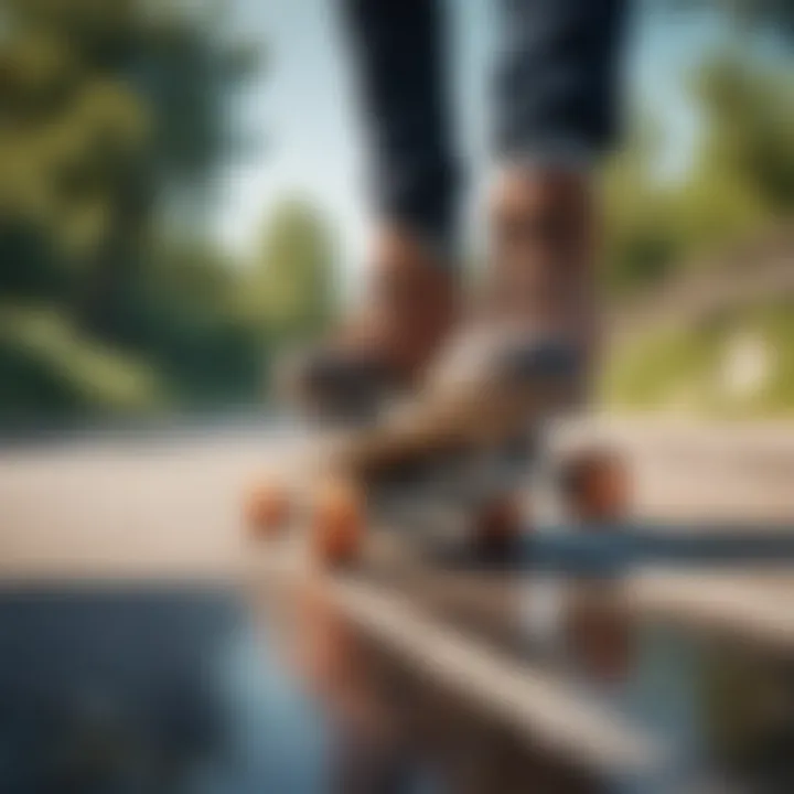 Skater enjoying an outdoor path, highlighting the performance of their Impala skates.