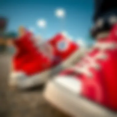 Exploring Red and White High Top Converse: A Contemporary Icon Summary