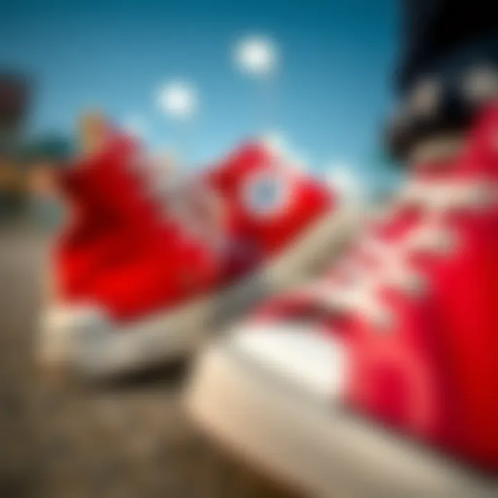 Exploring Red and White High Top Converse: A Contemporary Icon Summary