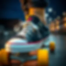 Stylish Shane SB shoes on a skateboard