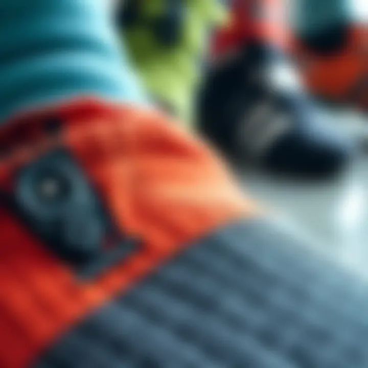 Close-up of fabric texture illustrating material choices for socks