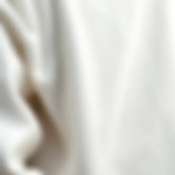 Fabric Textures of Cool White Sweatshirt Close-up of fabric textures of a cool white sweatshirt