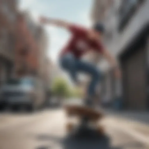 A skateboarder expertly executing the vans slide in technique.