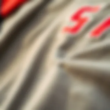 Quality Fabric for Comfort Close-up of fabric texture in a stylish t-shirt