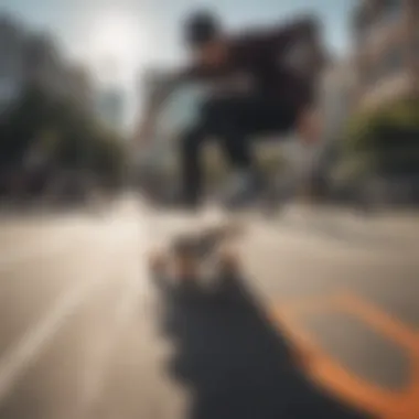 Skaters performing tricks while wearing DC Shoes