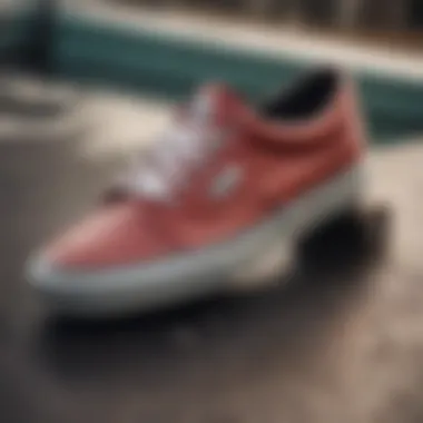 Vans brand logo on a boat shoe