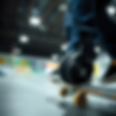 Jib Wireless Skullcandy headphones in a skateboarding environment