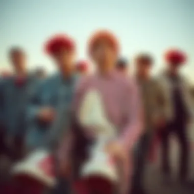 Group of stylish individuals wearing checkered Vans