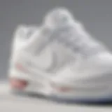 Close-up view of Nike Zoom Fire White showcasing its unique design elements