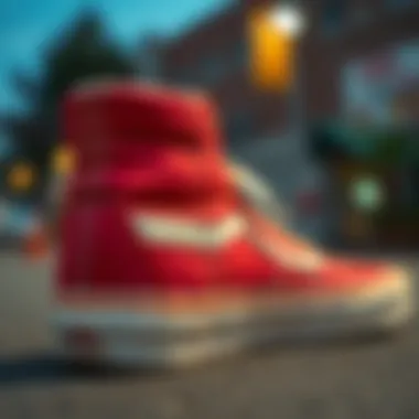 Classic Design of Vans Canvas Hi Vans Canvas Hi showcasing its classic design