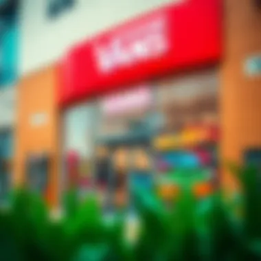 The Vibrant Facade of Vans at West Town Mall Vans store exterior showcasing skateboards and shoes