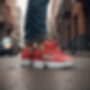 Urban Style Featuring Fila Disruptor II A model confidently wearing the Fila Disruptor II in an urban setting.