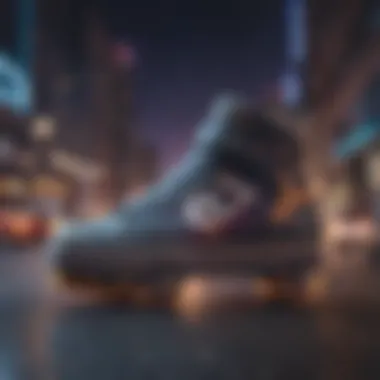 Unique Design Features of Heelys Galaxy Close-up of the Heelys Galaxy Skate Shoe showcasing its unique design elements.