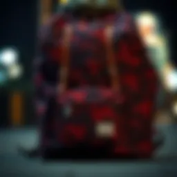 Stylish Herschel backpack duffle showcasing its unique design