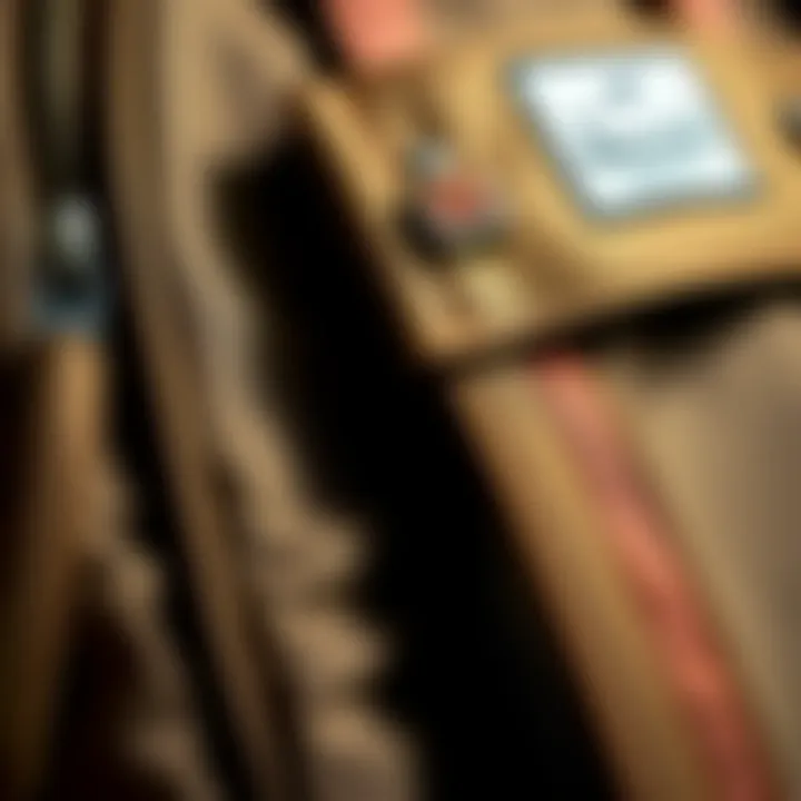 High-Quality Materials of Herschel Khaki Backpack Close-up of the materials used in Herschel Khaki Backpack