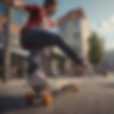 Visual comparison of different skateboarding styles and their requirements