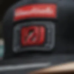 Close-up of the Independent Truck Company hat showcasing its iconic logo and stitching details.