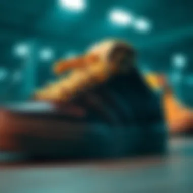 Close-up of Jamie Thomas skate shoes highlighting performance features