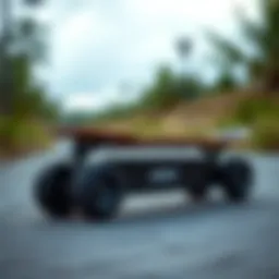Juiced Electric Skateboard showcasing its sleek design