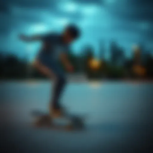 Skateboarder in action showcasing adidas gear