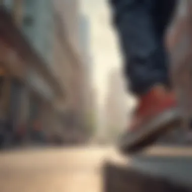 Skateboarder Featuring Nike Daybreak Skateboarder wearing Nike Daybreak shoes