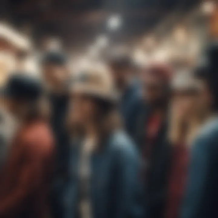 Group of skateboarders wearing Brixton hats