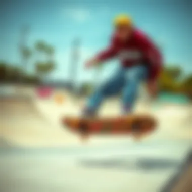 Skater in Motion with OFWGKTA Apparel Skater wearing OFWGKTA apparel at a skate park