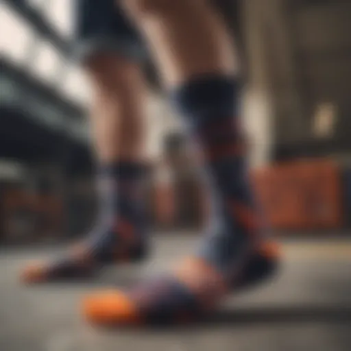 Close-up of Stance socks showcasing unique designs