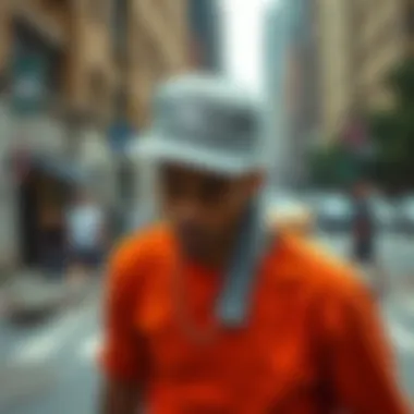 A skateboarder wearing a fitted hat in action on the streets