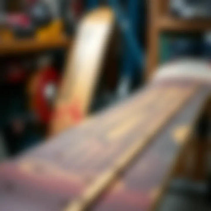 Advanced Construction Techniques for Superior Decks Close-up of skateboard deck construction techniques