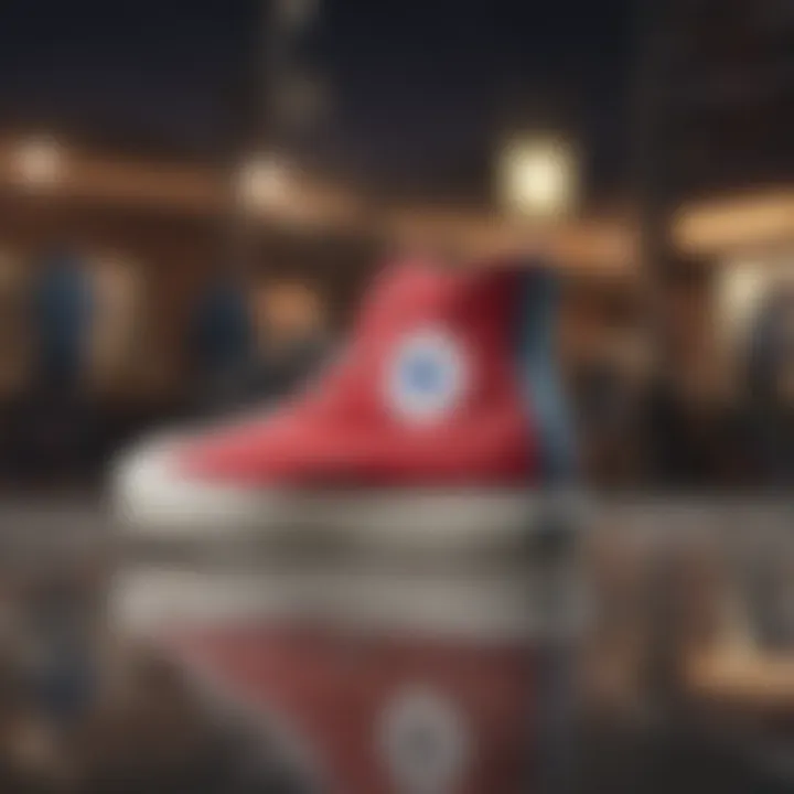 Lifestyle image of skate culture with Chuck Taylor as a focal point