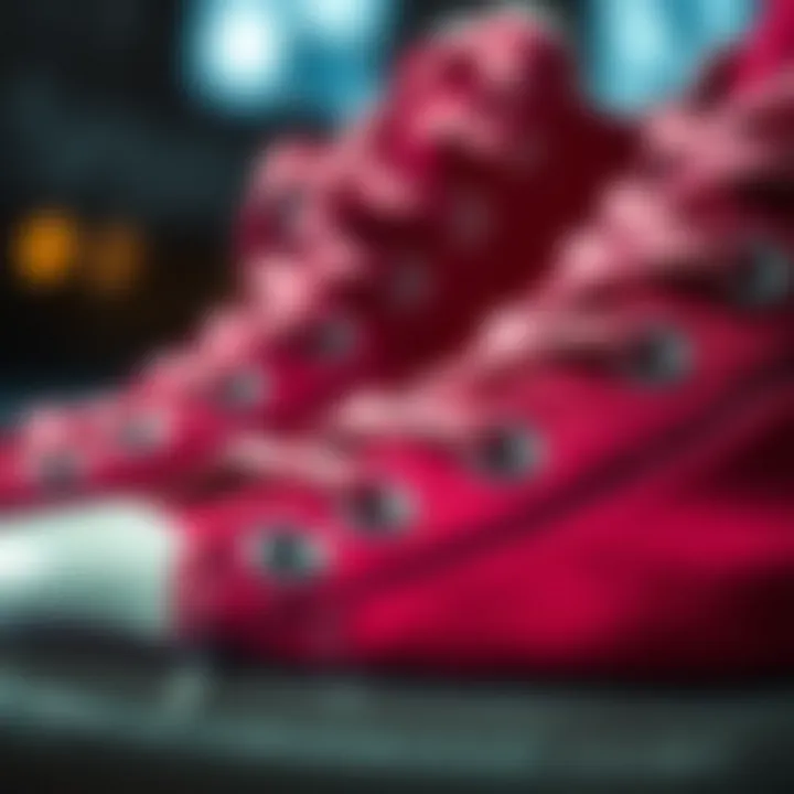 Design Details of Chuck Taylors Close-up of Converse Chuck Taylor details and textures