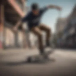 Didrik Galasso executing a technical skateboard maneuver