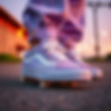 Color Significance in Fashion Artistic representation of color significance in fashion with lavender hues