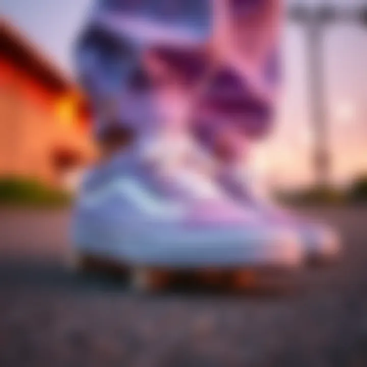 Color Significance in Fashion Artistic representation of color significance in fashion with lavender hues