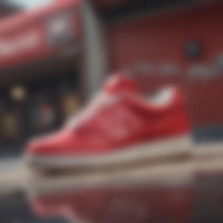 The essence of New Balance Red in skate culture