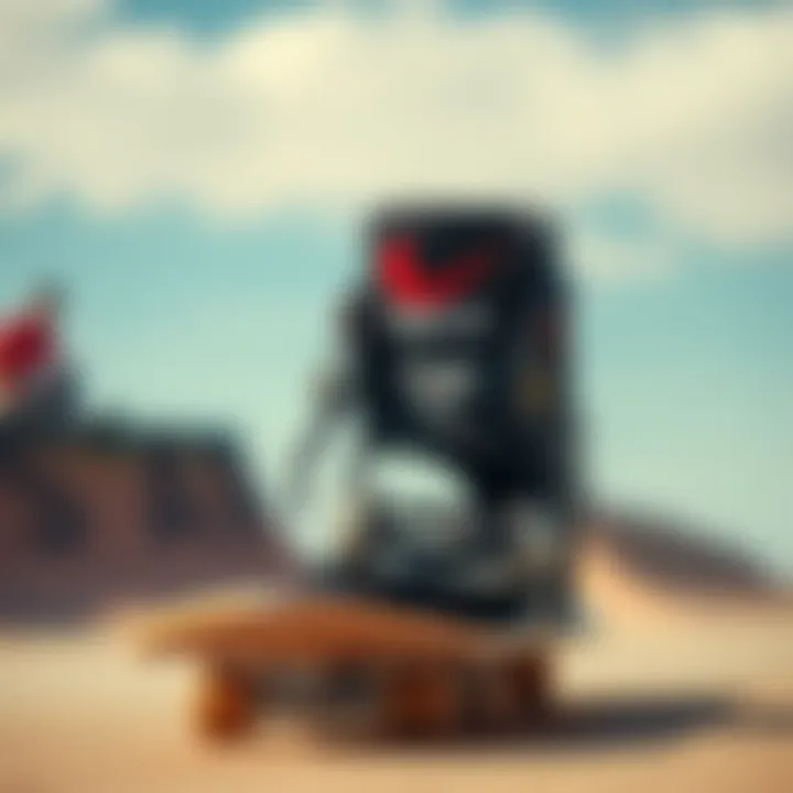 Union force bindings integrated into skateboard gear, highlighting cultural significance