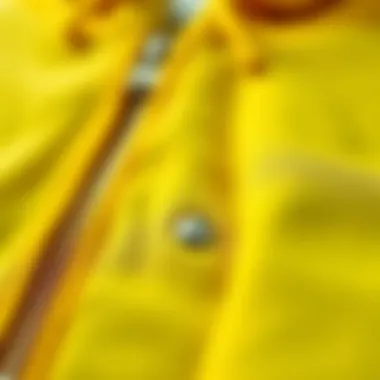 Durable Fabric Details Close-up of fabric texture showcasing durability and style of a zip-up hoodie