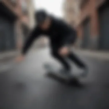 Vans Authentic Black on Black in a skateboarding setting